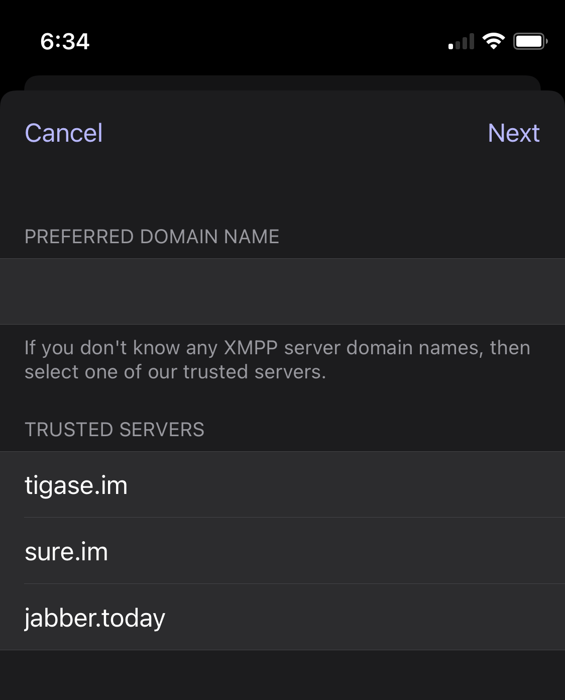 Stork IM for Android